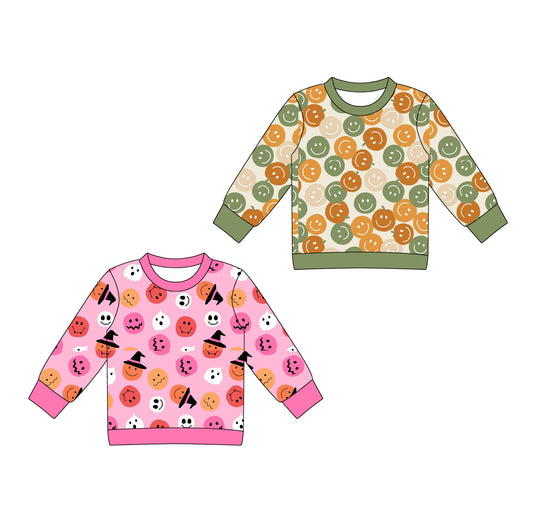 25.6.26 custom each style moq 5eta 4-6week Sibling Sister baby girl long sleeve top 1 and top 2 match family design