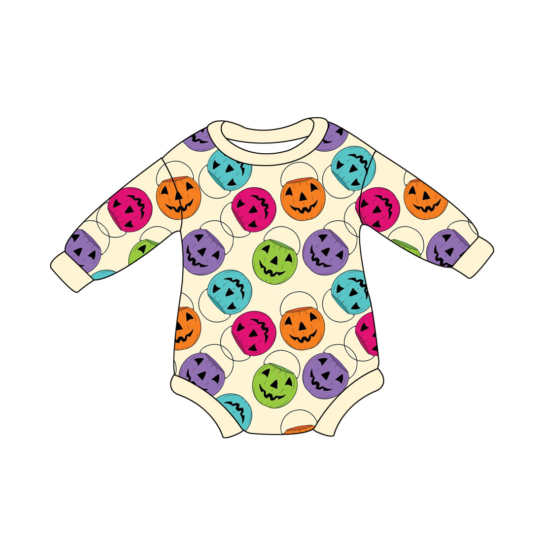 8.7 custom each style moq 5 eta 4-6week Sibling Sister baby girls clothes pumpkin smiley colorful long sleeve top and long sleeve romper match family design