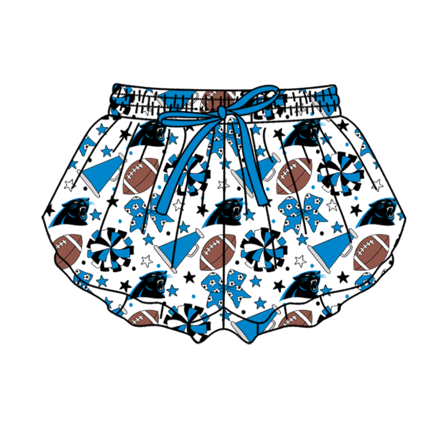 Custom moq 5 mix size milk silk summer teams Baby Girls Stars Bows Yoga Active Ruffle Shorts Bottom