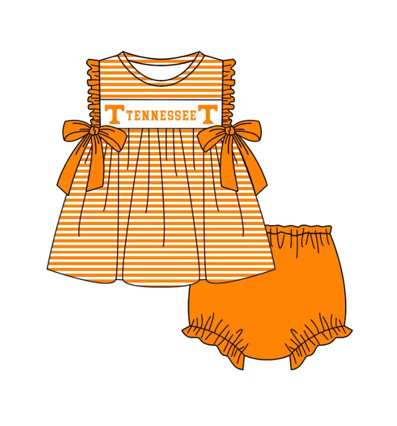 Custom moq 5 mix size milk silk summer teams baby girl boys clothes orange short sleeve shorts sets 2 and brief sets and dress and rompers 2 series