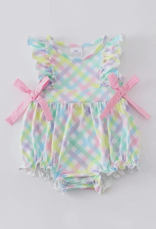 Custom moq 3 eta 7/8week moq 5 eta /4/5week baby girl clothes Sleeveless Romper
