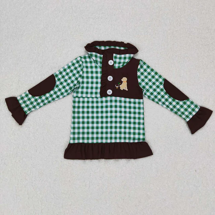 RTS NO MOQ Baby kid Puppy Duck pullover long sleeve top