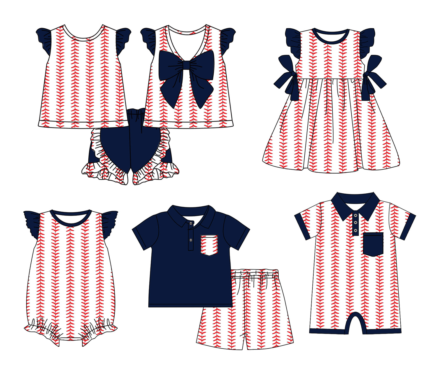 12.11 custom each style moq 5eta 4-6week Sibling Sister Baby girl short sleeve shorts sets and sets 2 and girls romper and boy romper and dress match design