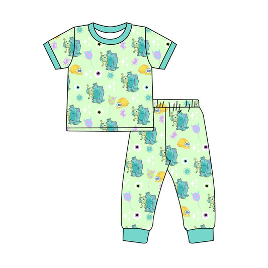 5.23 custom each style moq 5eta 4-5week Sibling Sister green boys outfits and romper match family design