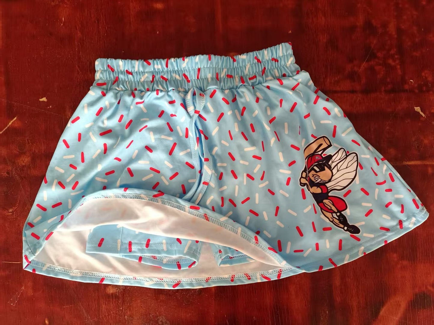 Custom moq 3 eta 6-7weeks team blue kids clothes girls skirt