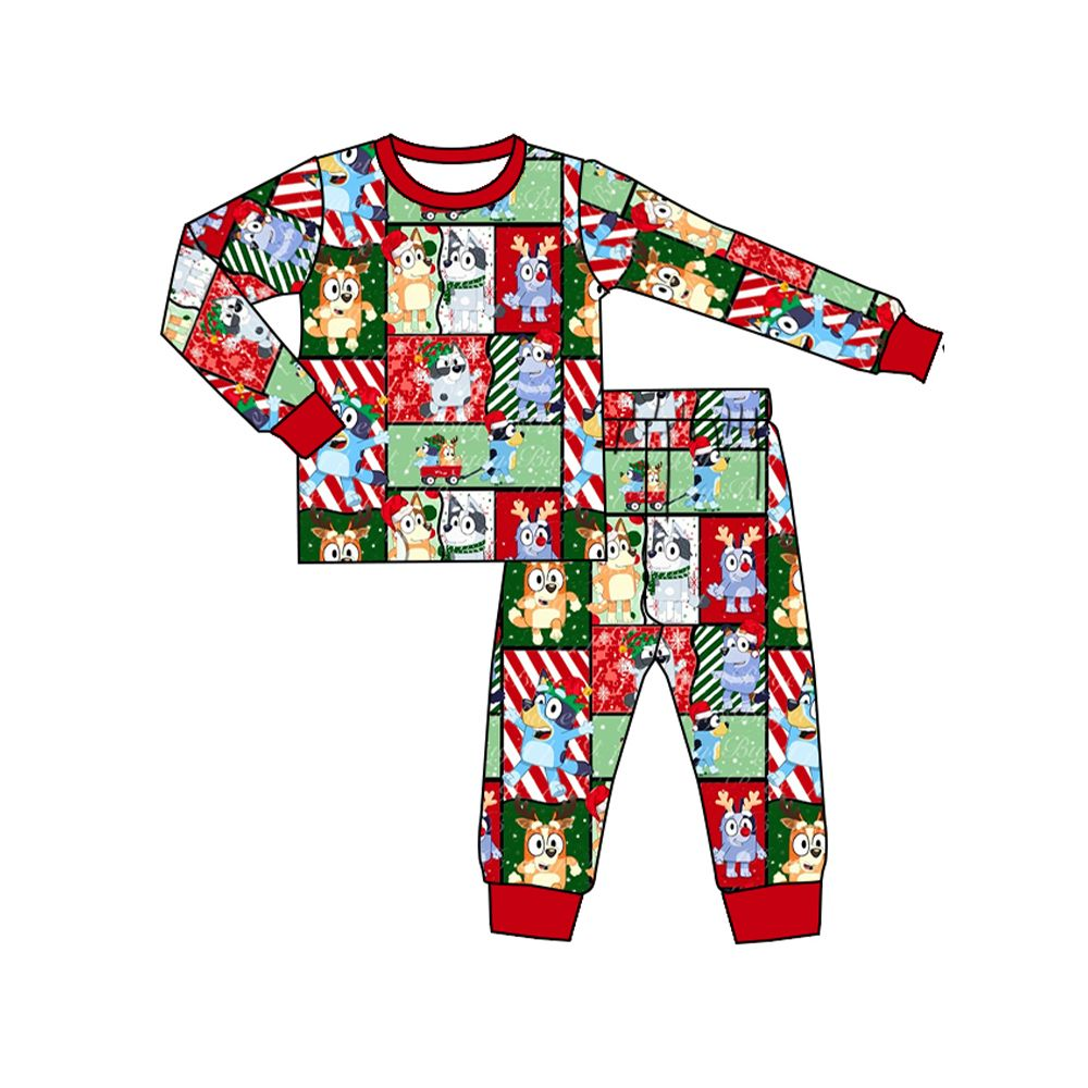 Deadline September  12  custom no moq eta 6-8weeks Christmas big-eyed puppy red long suit