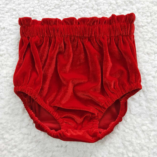 SS0103 Red Gold Velvet Briefs