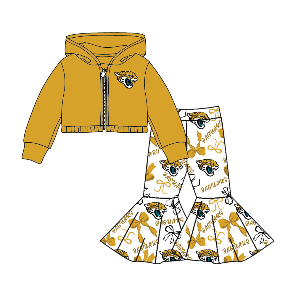 Custom moq 5 mix size milk silk summer teams baby girls clothes bow gold short sleeve pants sets and hooded long sleeve pants sets-25.7.21