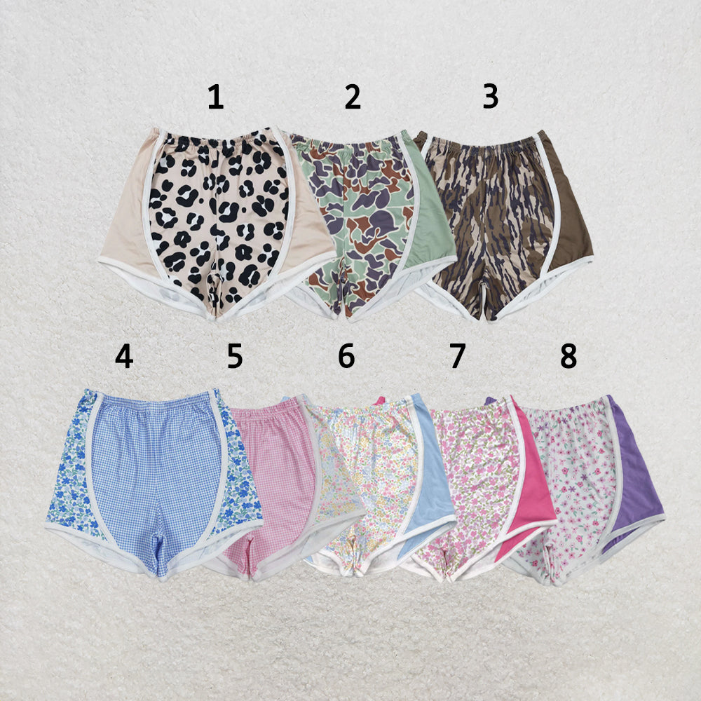 RTS NO MOQ Sibling milk silk Baby Girls Elastic Waist Summer Shorts