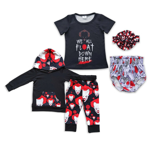 RTS NO MOQ Sibling baby boy clothes hooded long sleeve pants Sets