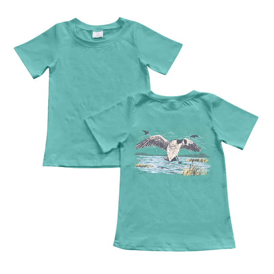 9.20 custom each style moq 5 eta 4-6week baby boys clothes duck short sleeve top