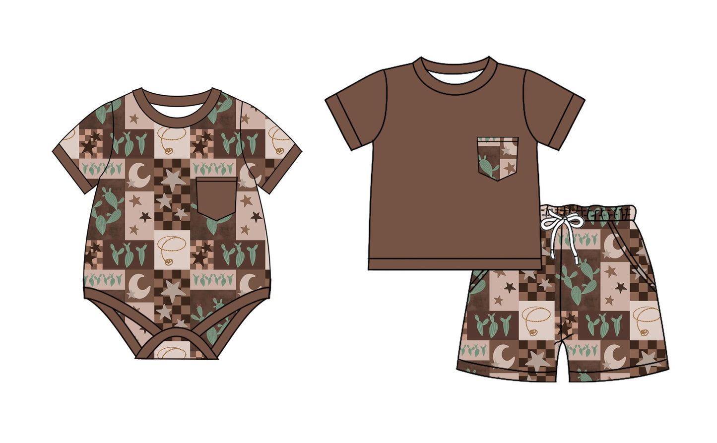 2.11 custom each style moq 5eta 4-6week Sibling Sister baby girls short sleeve shorts sets and romper match design