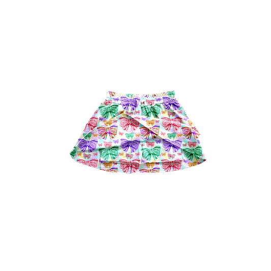 9.23 custom each style moq 5 eta 4-6week baby girls clothes bow skirt dress