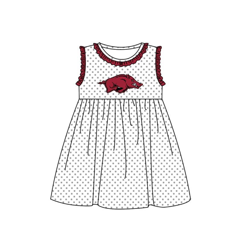 Custom moq 5 mix size milk silk summer teams Red Polka Dot Baby Romper Set Short-Sleeved Thong Dress for Girls And Short-Sleeved Shorts for Boys Cute Baby Outfit Combination
