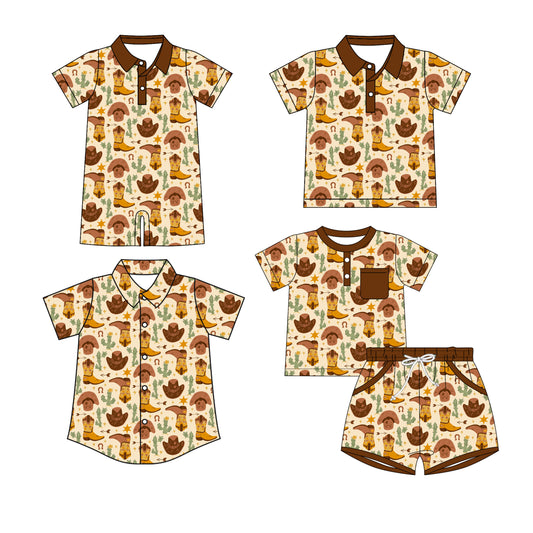25.10.16 custom each style moq 5 eta 6-8 week Sibling Sister boot hat baby boy short sleeve shorts sets and boy rompers and top 2 match family design