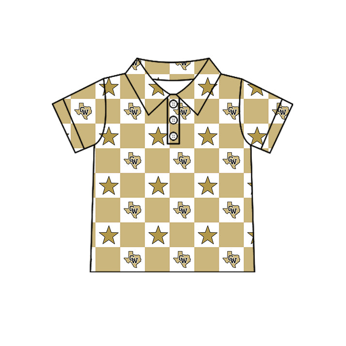 Custom moq 5 mix size milk silk summer teams Baby Girl Light khaki Sleeveless Top Skirts Set Dress And Shorts Yoga Outfit Boy's Short-Sleeved Polo Shirt And Romper