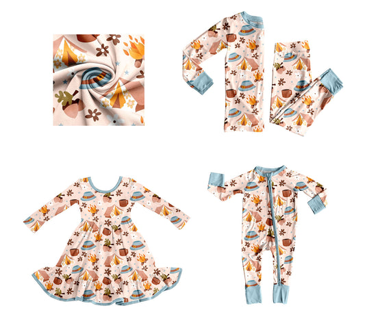 25.8.30 custom each style moq 5eta 4-6week Sibling Sisters baby girl long sleeve pants sets and dress and rompers match family design