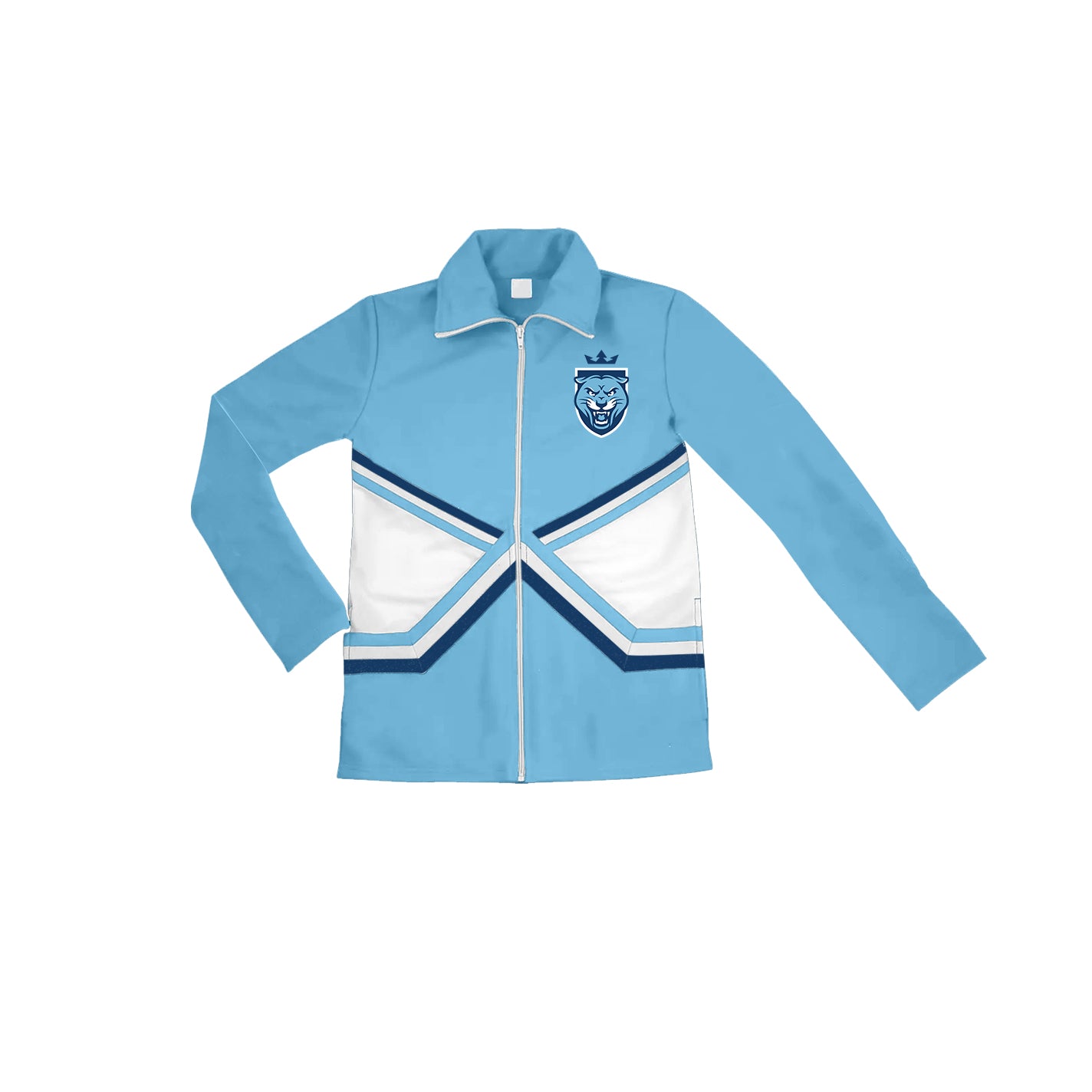 Custom moq 5 mix size milk silk baby girls clothes team sky blue hooded long sleeve tops and shorts and jacket and top 2-25.7.28