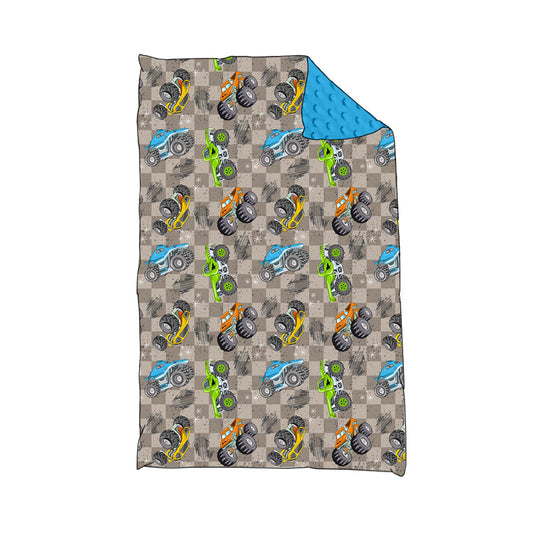 8.24 custom each style moq 5 eta 4-6week baby blanket blue blanket design