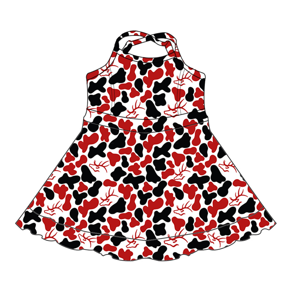 Custom moq 5 mix size milk silk summer teams baby girls clothes camouflage red hooded long sleeve pants sets and skirts sets and dress and jumpsuit and top-25.8.6