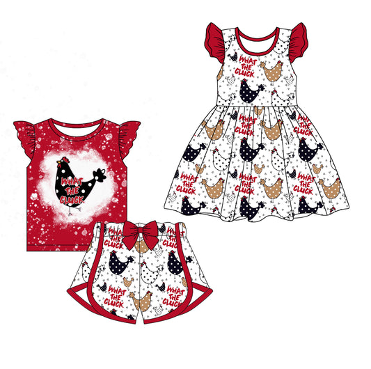 2.12 custom each style moq 5eta 4-6week Sibling Sister baby girl short sleeve shorts sets and dresses match design