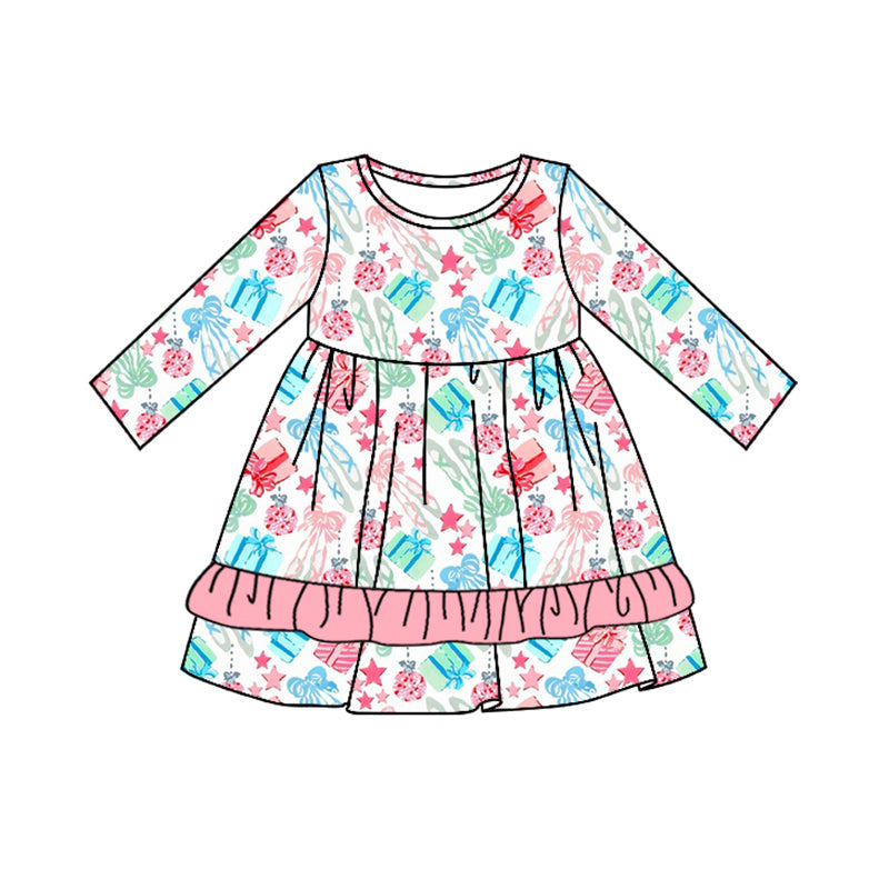 7.9 custom each style moq 5eta 4-6week Sibling Sister pink baby girls sets and dress and rompers match family design
