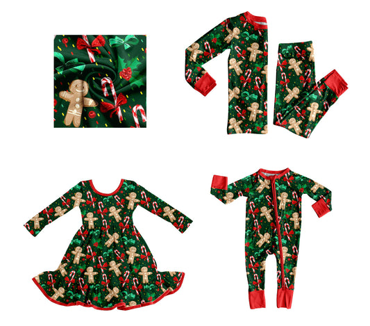 25.8.27 custom each style moq 5eta 4-6week Sibling Sisters Christmas bow baby girl long sleeve pants sets and dress and rompers match family design