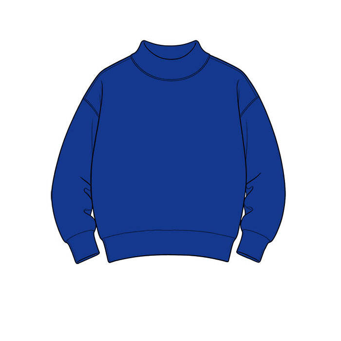 custom moq 5 mix size High Neck Baby Kids Solid Neck Long Sleeve Sweatshirt Rompers