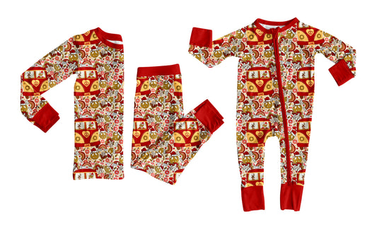 25.7.30 custom each style moq 5eta 4-6week Sibling Sister Christmas baby boy long sleeve pants sets and rompers match family design