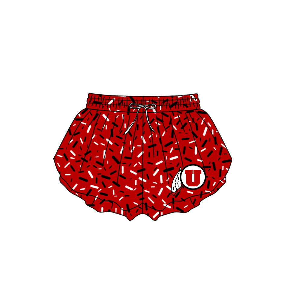 Custom moq 5 mix size milk silk summer teams Camo Hooded Short Sleeve Top Shorts Set Ice Cream Drips Red Hooded Top with Matching Shorts For Kids