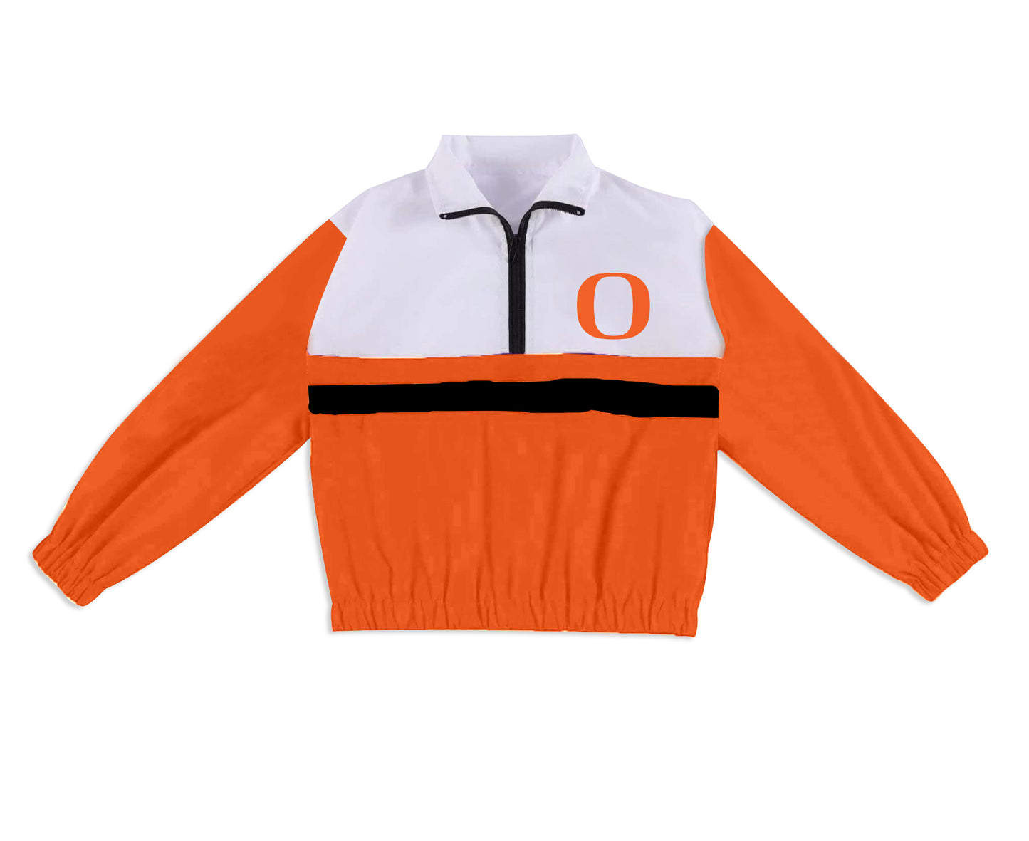 Custom moq 5 mix size summer teams Girls Orange Polka Dot Top Shorts Set Bows Print Top Skirt Set Zipper Pullover Pants Set