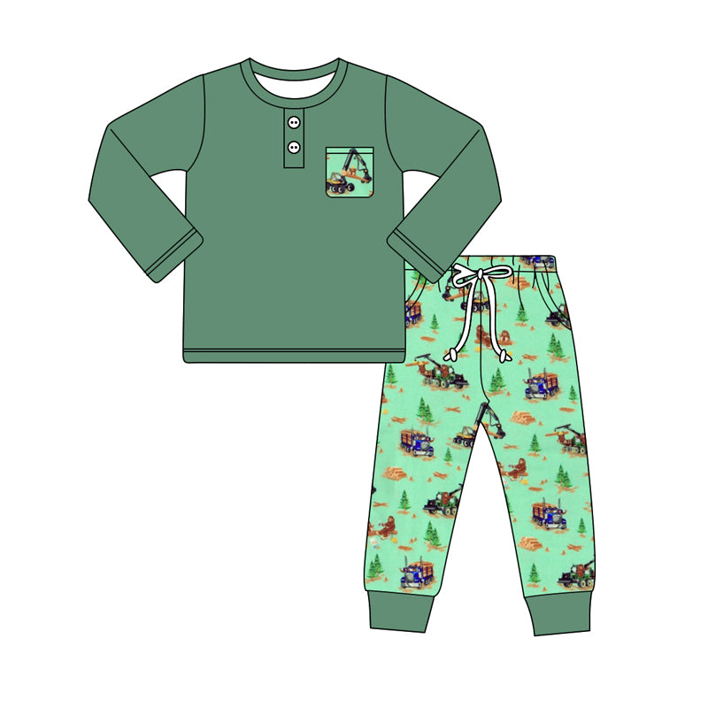 9.5 custom each style moq 5eta 4-6week Sibling Sister green baby boy sets and rompers match family design