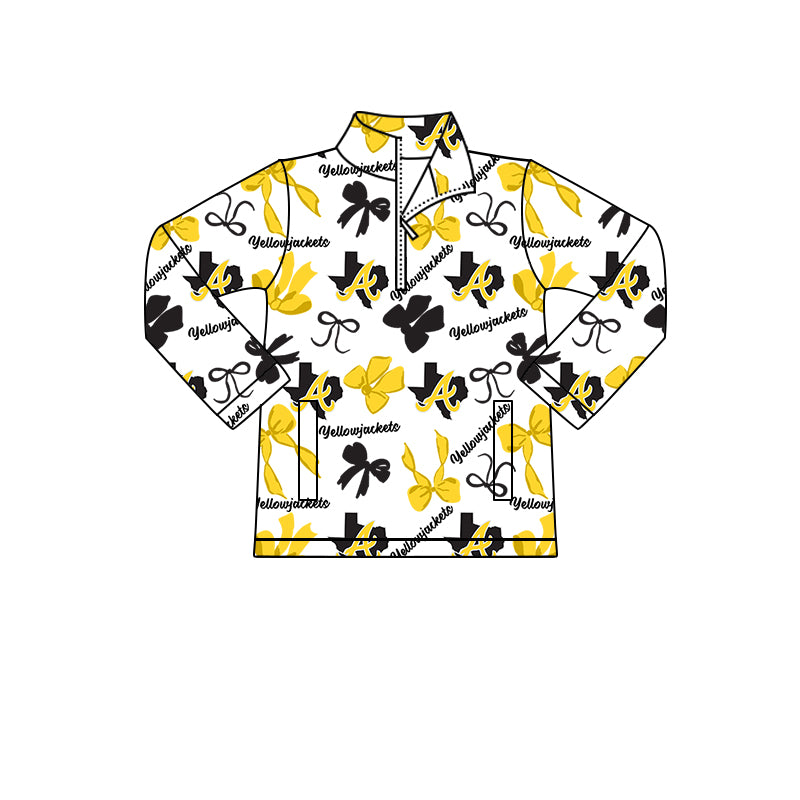Custom moq 5 mix size milk silk summer teams baby girls clothes bow yellow hooded long sleeve pants sets and shorts sets and dress and top and pant-25.8.11