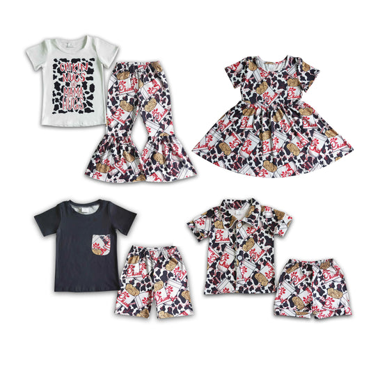 RTS NO MOQ short-sleeved shorts suit & short-sleeved sets and short sleeve pants and dress