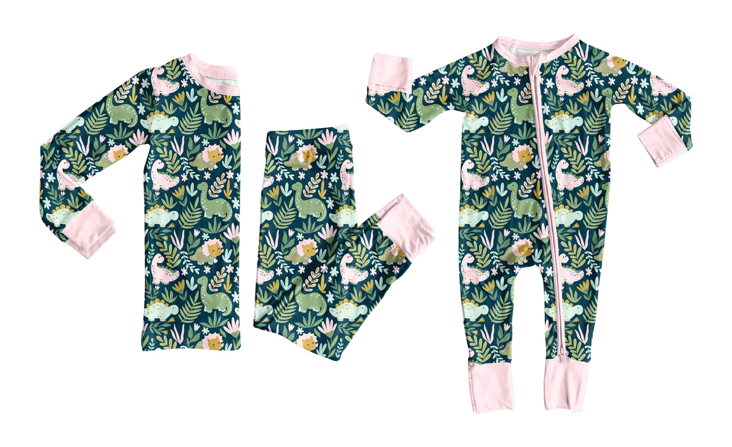 25.8.29 custom each style moq 5eta 4-6week Sibling Sisters dinosaur baby boy clothes long sleeve pants sets and romper match family design