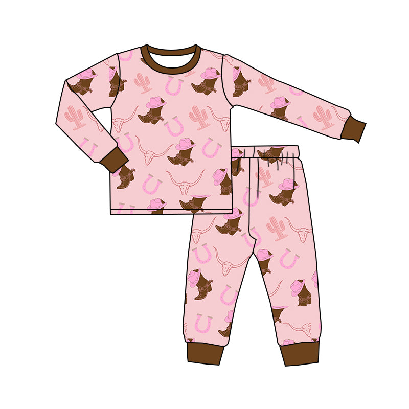 8.28 custom each style moq 5eta 4-6week Sibling Sister boots hat catcus pink baby girl sets and rompers match family design
