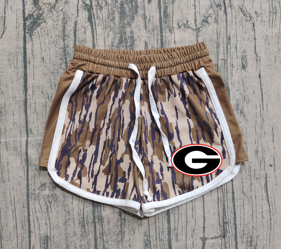 Custom moq 5 mix size milk silk baby kids clothes team camouflage summer shorts-25.11.20