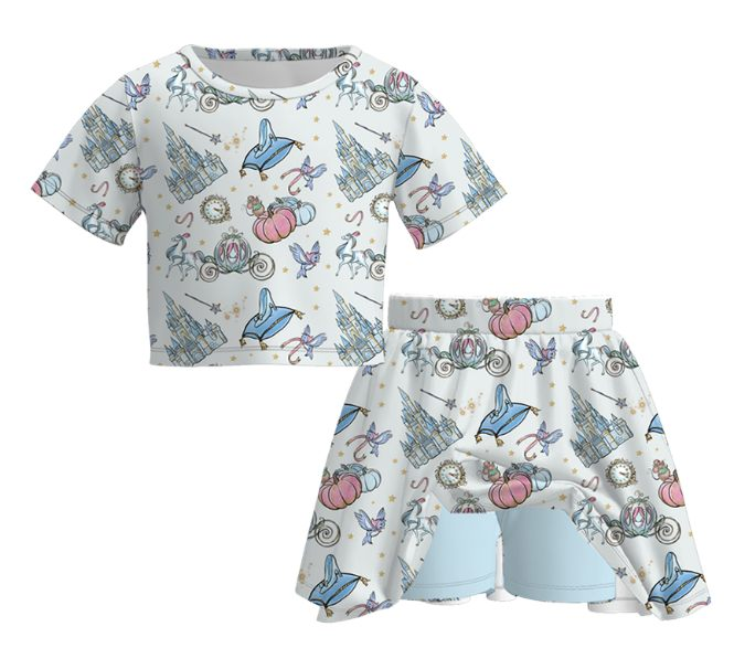 Custom moq 5 each style eta 6-7weeks Christmas baby girl short sleeve pant sets and shorts sets and dress -25.8.1