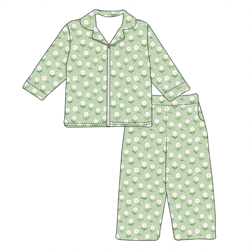 Custom moq 5 each style eta 6-7weeks baby girl clothes floral long sleeve pants sets-25.7.26