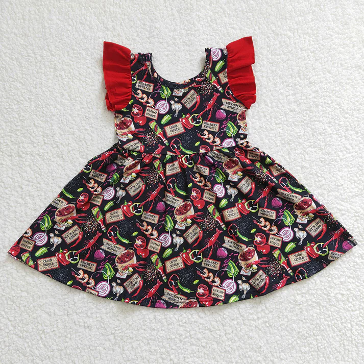 RTS Boys and girls lobster Short Sleeve Shorts sets dress romper
