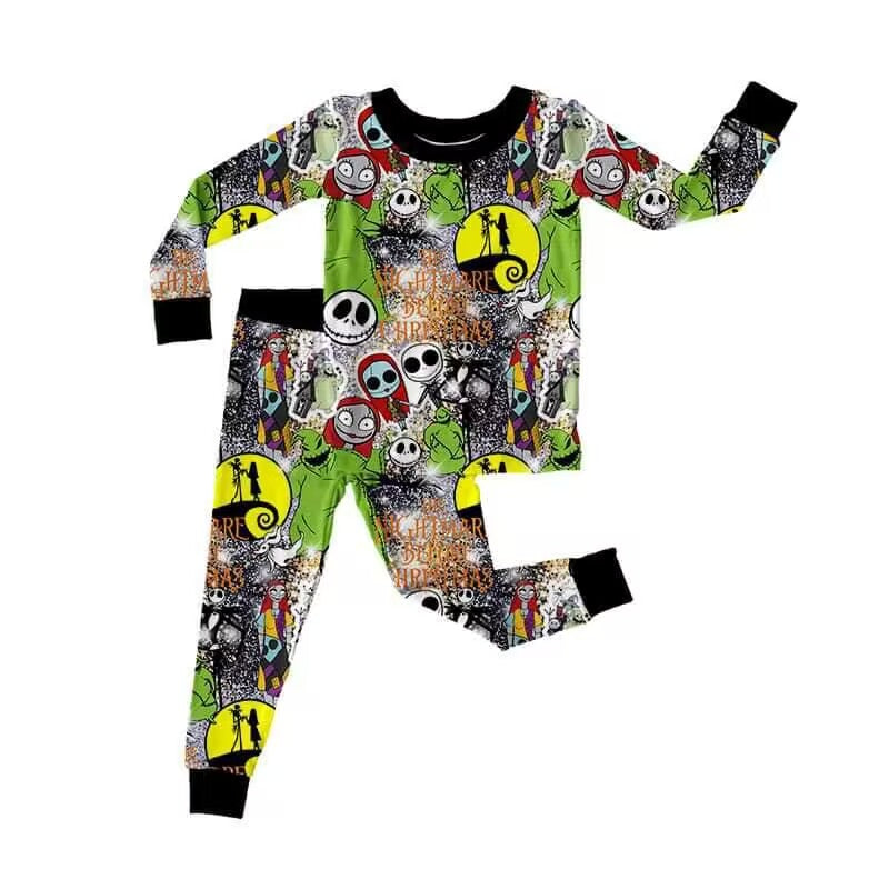 custom moq 5 eta 6-7weeks baby boy clothes Long Sleeve Long Pants Set