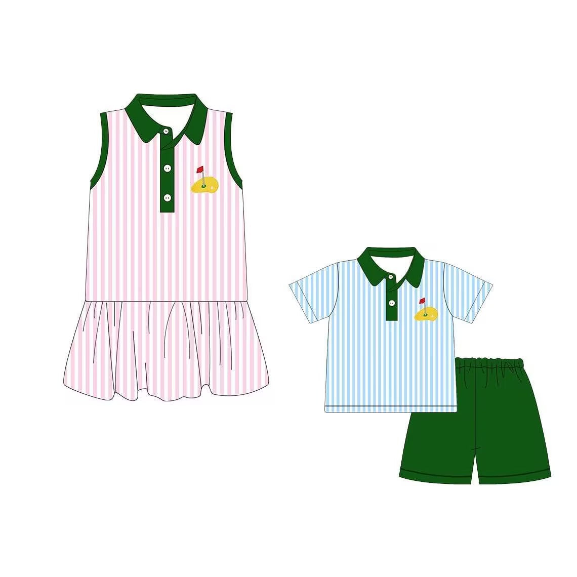 Custom moq 5 each style eta 6-7weeks baby girl clothes short sleeve shorts sets and skirts sets -25.8.28
