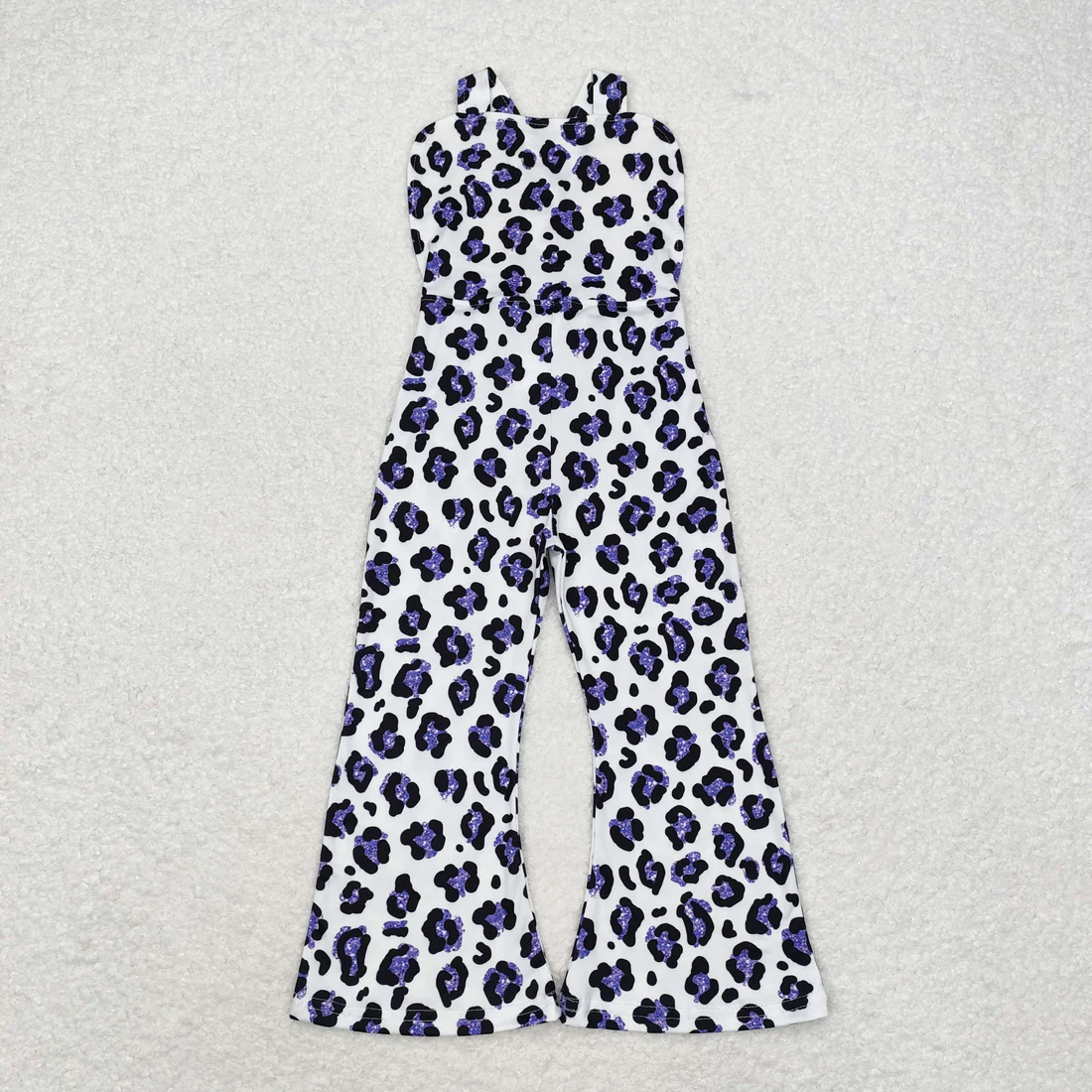RTS NO MOQ Sibling baby girl clothes matching western suspender jumpsuits