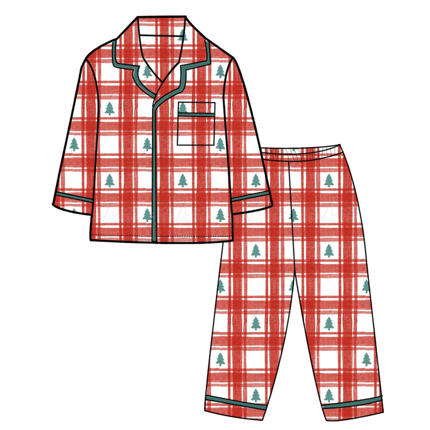Custom moq 5 each style eta 6-7weeks baby girl clothes Christmas long sleeve pants sets-25.8.4