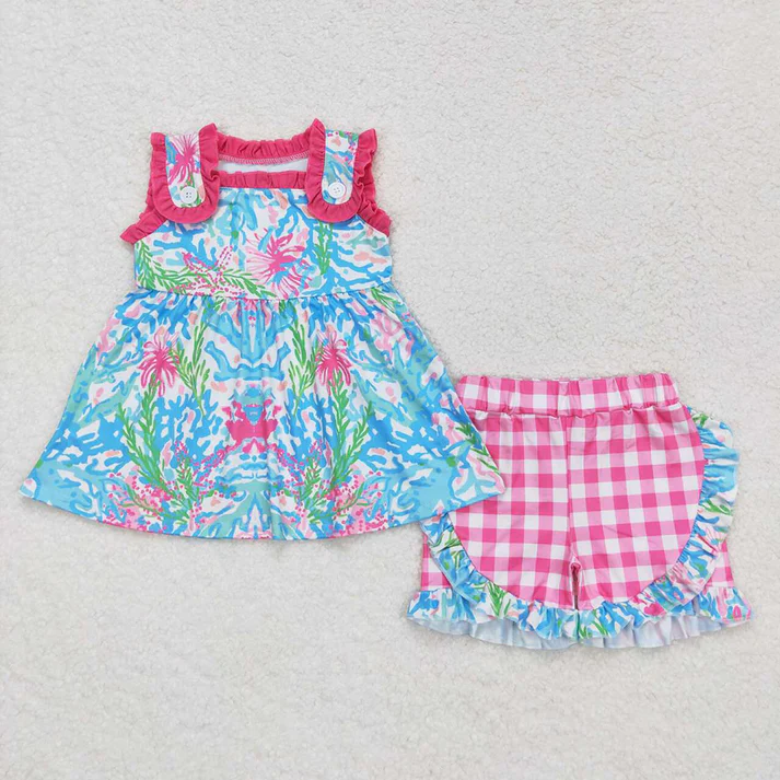 RTS Boys and girls Short Sleeve Shorts sets