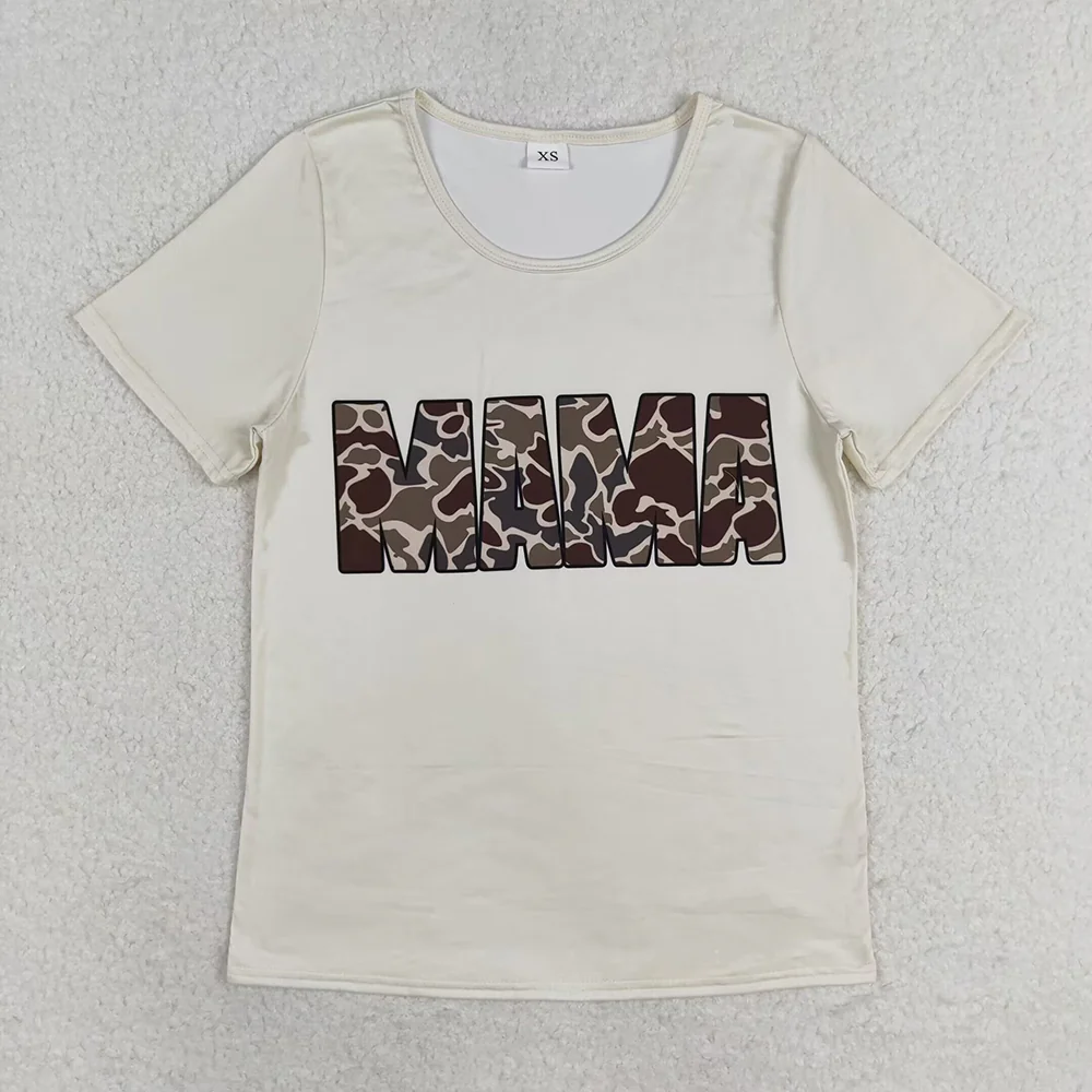 RTS NO MOQ Sibling adult clothes short sleeve tops