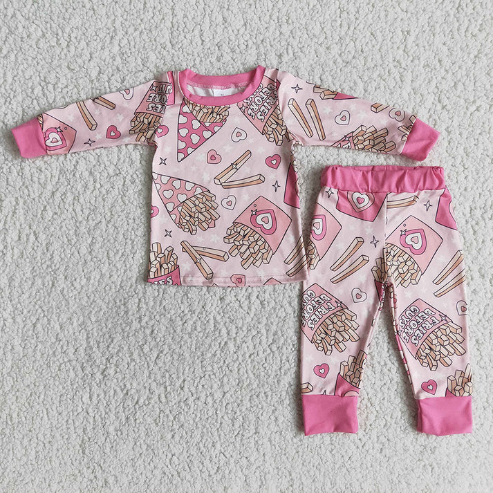 RTS NO MOQ Summer Baby Girls clothes long sleeve pants sets and dress