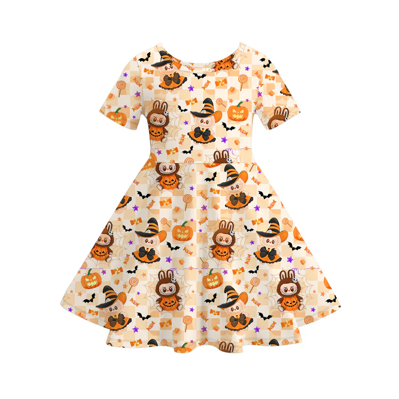 Custom moq 5 each style eta 6-7weeks milk silk baby girls summer short sleeves dresses 4-25.7.16