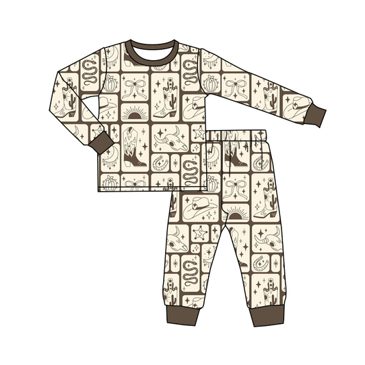 Custom moq 5 each style eta 6-7weeks baby boy clothes cow head long sleeve pants sets and top and romper-25.8.5