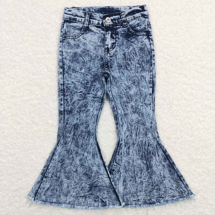 RTS NO MOQ Sibling Baby Girls Clothes Jeans: Flared & Ripped